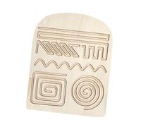 idqwsswt Double Sided Wooden Tracing Board Kids Educational Tool,Style B