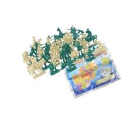 idqwsswt Durable 48-Piece Vehicles Soldiers Model Toys Toy Model Fighters for Boys Set War