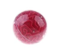 idqwsswt Educational 3D Maze Ball for Magic Brain Game for Kids Fun and Challenging Interesting Rolling, Pink (Easy)