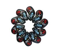 idqwsswt Golf Iron Covers Set With Protective Sleeves Fashionable Clear | For Golf Club So Can Right Club Quickly. Cover Protector Number Tag Display Case