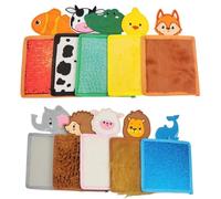 idqwsswt Interactive Animal Sensory Pads Developing Tactile Awareness In Kids During Play And Education As Travel Toys Tactile Sensory Toys Assorted Walls