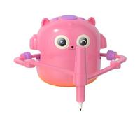 idqwsswt Interactive Educational Drawing Robot Toy For Kids Inspiring Creativity And Problem Solving Through Artistic Collaboration And Play Artist Toy Fun, pink, 11x12.5cm