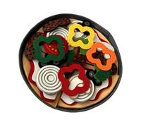 idqwsswt Pizza Food Set for Creative Felt Pizza Toy Enhancing Kids Cognitive Skills Through Engaging Play Experiences Pretend Play Set Role Toy Kids Boys