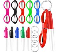 idqwsswt Portable Foldable Scissors KeyChain Stylish Metal Scissor Set for Nurses Travel Small