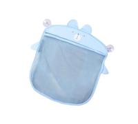 idqwsswt Practical Baby Bath Time Toy Tidy Storage Hanging Bag Breathable Bathroom Organiser Net Perspective Fabric, Blue, 39x35cm