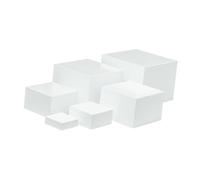 idqwsswt Providing Con Buffet Riser And Stands For Food Platters White | Dessert Tables All Celebratory Events Food Riser For Buffet Table Acrylic Display Stand