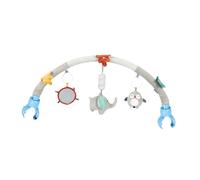 idqwsswt Sensory Baby Stroller Arch Toy With Adjustable Clips Play Accessories Unique Soft Rattle Infants Cribs Baby Stroller Arch Toy Car Seat Toys For Babies , elephant , 87x25cm