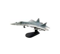 idqwsswt Simulated Aircraft Model Decoration Ornament Fighter Jet Model Stunning Visual Appeal Living Room Layout Fighter Jet 1:72 SU-57 Diecast Planes