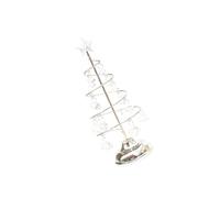 idqwsswt Sparkling Christmas Tree Light Night Light Stylish Wrought Iron for Bedroom and Living Room Decor Festival Home, Silver M