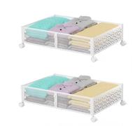 idqwsswt Under Bed Shoe Storage With Wheels For Space Optimization,white