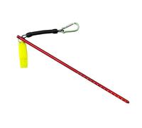idqwsswt Underwater Lobster Stick Pointer for Scuba Diving Reliable Noise Maker Duty Lanyard, Red