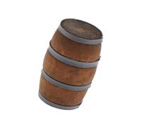 idqwsswt Vintage Wooden Beer Bucket for 1 12 Scale Miniatures Brown Wine Cask