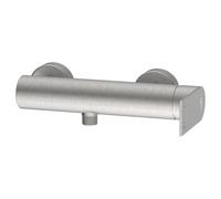 Idro bric SOLAR Brushed Silver Wall-Mounted Outdoor Shower Mixer
