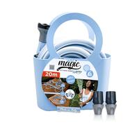 Expandable Garden Hose 20m, with Nozzle 6 Functions and Bag, Watering Idroeasy