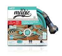 Idroeasy Expanding Magic Hose Kit 15 Metre (12mm) No Kinks, No Leaks, No Tangles, No Fabric, Includes Multi Spray Head and 2X Connectors Made in Italy