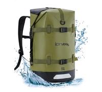 IDRYBAG Waterproof Backpack 35L/55L Large Capacity, A Waterproof Backpack Designed for Men, Suitable for All Kinds of Outdoor Sports, Such as Mountain Climbing, Boating and Camping.