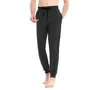 Idtswch 86/91/96/101 Long Inseam Sports Trousers Extra Long Men's Jogging Bottoms Men's Training Trousers Cotton Fitness Trousers Men with Zip Pockets, Black Gray, M Tall