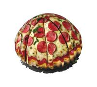 idubi Large Pizza shower caps with a double layer of, hold your hair well whether using them while showering or taking bath.