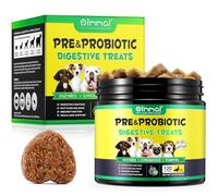 IDUCEN Probiotics Chews for Dogs,(Duck Flavor 120PCS) Digestion Treats for All Dogs, Building Dog Intestinal Flora, Seasonal Allergies, Upset Stomach Relief (300g)