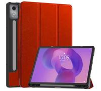 idudao Case for Lenovo Idea Tab Pro, TPU Soft Cover with Pen Holder Tablet Pad Lenovo Idea Tab Pro 12.7 inch TB373FU Red