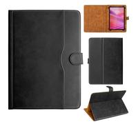 idudao Universal Leather Case for All 9.6 10 10.1 10.5 11 inch Tab for Doogee U9 U10 Pro T10 Plus Redmi Pad 2, Black