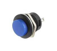 IDUTQUMW 10PCS R13-507 Momentary SPST Blue Push Button Switch AC 6A/125V 3A/250V