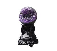 IDUTQUMW 50mm Amethyst Geode Cluster Ornaments Cornucopia Crystal Demagnetization Purification Feng Shui Pendulum