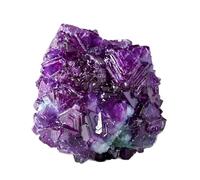 IDUTQUMW Aromatherapy Stone Purple Green Fluorite Crystal Cluster Raw Ornaments for and Home Decor,200~300g