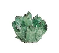 IDUTQUMW Decorate Gemstone Green Phantom Quartz Crystal Cluster for Fengshui 1pc (750G-900G)