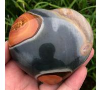 IDUTQUMW Heart Ocean Stone Jasper Quartz Crystal (Size : 200-250g)