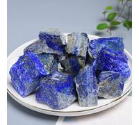 IDUTQUMW Lapis Lazuli Stone Crystal Bule Color Rough Home Decor Fish Tank Flower Decoration (Size : 190-200g (1pack))