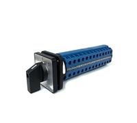 IDUTQUMW SZW26/LW26-20 13 Poles 1-0-2 3 Position 52 Terminals 20A Rotary Changeover Cam Selector Switch 48X48 mm Panel industrial