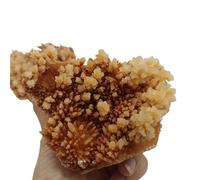 IDUTQUMW Yellow Calcite Flower Crystal ore Ornaments Home Decor(Size:600-700g)