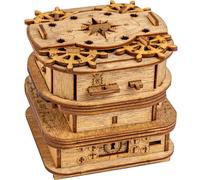 iDventure Cluebox - Davy Jones Locker - Escape Room Puzzle Box - 3D Wooden Pu...
