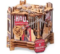 iDventure Cluebox Houdini's Escape, Escape Room Puzzle Box | Magic Tricks and Classic illusions, Clever Mechanisms, Escape Room in a Box, IQ Puzzle, Smart Gift for Men, Level 4/5