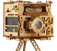 iDventure Cluebox PRO - Sherlock's Photocamera - Escape Room game - Puzzle box - 3D wooden puzzle - sequential puzzle - 3D puzzles for adults - brain teaser - birthday gift gadget for men - money box