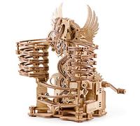 iDventure Marble Run Dragon, 3D Wooden Puzzle Model Kit for Adults