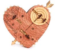 iDventure Tin Woodman's Heart. A Mechanical Treasure Chest - Jewellery Hideout Wedding Gifts - Cryptex - Gift Wrapping Birthday Questbox Valentine's Day - 3D Puzzle