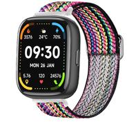 IDW17, IDW20, IDW21, IDW23, IDW25, IDW26 Smart Watch Bands, Lamshaw Stretch Elastics Nylon Adjustable Replacement Strap Accessories for Men & Women Compatible for Faweio IDW26 1.83 Inches Smart Watch,