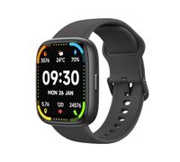 IDW26 Smart Watch Built-in Alexa Bluetooth Call IP68 Waterproof 100+ Sport Mode Heart Rate SpO2 Men Women Smartwatch 2024 NEW (black)