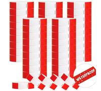 IDwrists Tyvek Wristbands for Events - 2500pcs Waterproof Neon Wrist Bands for Events Concert, Festival Admission, Party (Red)