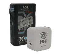 IDX DUO-C98P V-Mount Battery With Free UC-PD1SU USB-C Charger