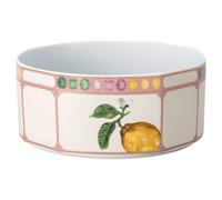 Idyllia bowl, Porcelain, Crystal print motif, citron, Large, Multicoloured