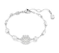 Swarovski Idyllia Rhodium Plated Mixed Cuts Snowflake Bracelet