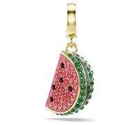 Idyllia charm, Mixed cuts, Watermelon, Multicoloured, 18K gold finish