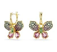 Swarovski Jewellery Swarovski Idyllia Mixed Cuts Multicolored Pave Gold Tone Drop Earrings 2.4 x 2.1cm