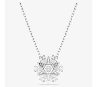 Swarovski Idyllia Rhodium Plated Mixed Cuts Snowflake Necklace
