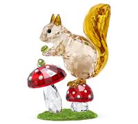 Swarovski Idyllia Squirrel and Mushrooms 5684343 - Modern Style | Acotis - Crystal
