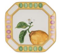 Idyllia vide poche, Porcelain, Crystal print motif, lemon, Yellow