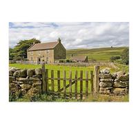 Idyllic View Beautiful Peaceful Rural House English Countryside United Puzzle Game for Family Wooden Puzzle Toy Educational Games Puzzles for Home Decor_500pcs